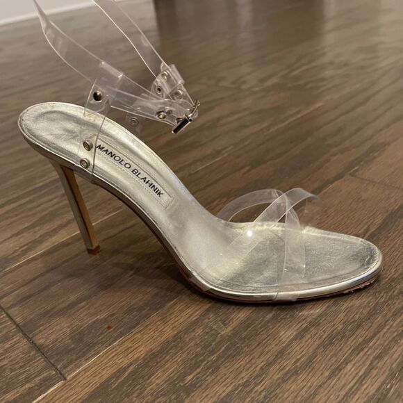 Manolo Blahnik clear strap heel - Picture 3 of 5